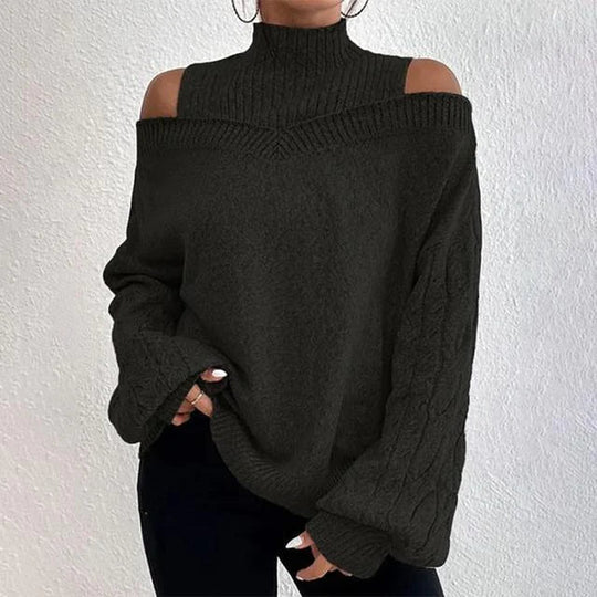 Realia - Elegante off-shoulder top met lange mouwen