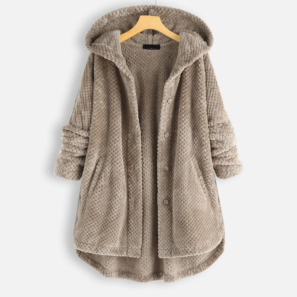 Lirao - de ultieme oversized jas voor dames die eenvoud, comfort en stijl combineert.