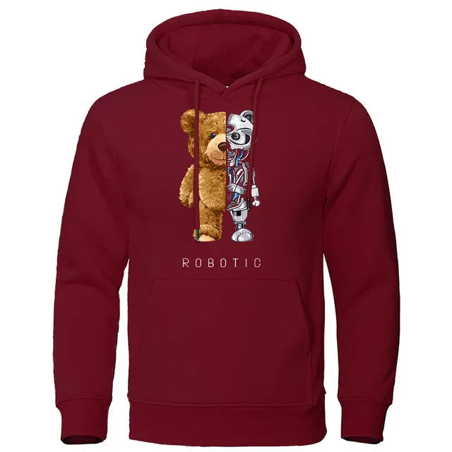 Xavi - teddy hoodie voor heren