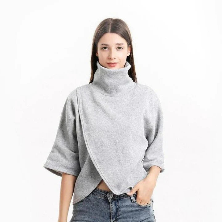 Crizzy - een gezellige poncho pullover