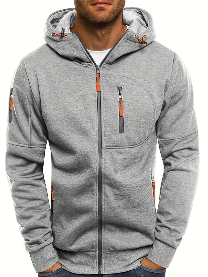 Caelum - Sportieve Zip-up Hoodie met