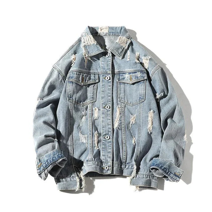 Ravin - Denim Herenjas Met Patch Op De Achterkant